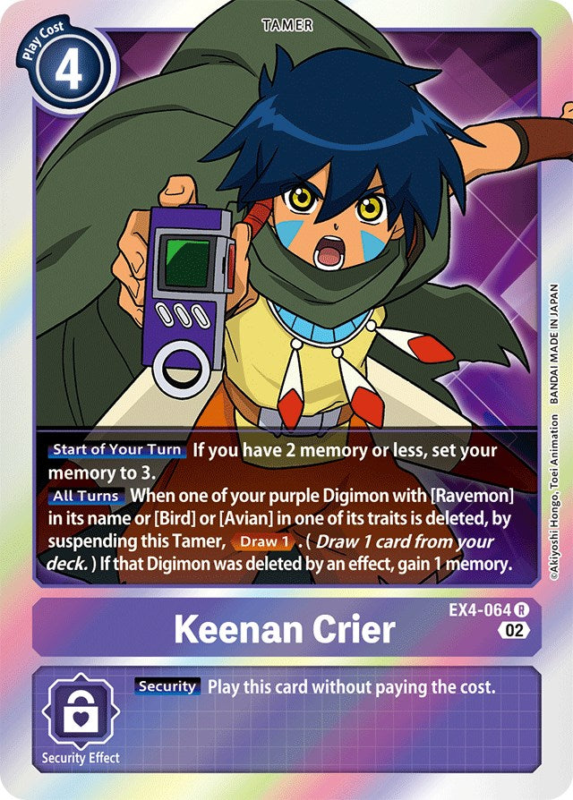 Keenan Crier [EX4-064] [Alternative Being Booster] | The Time Vault CA