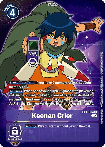 Keenan Crier [EX4-064] (Alternate Art) [Alternative Being Booster] | The Time Vault CA