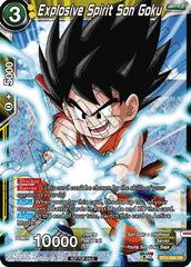 Explosive Spirit Son Goku (Championship Selection Pack 2023 Vol.2) (Silver Foil) (BT3-088) [Tournament Promotion Cards] | The Time Vault CA