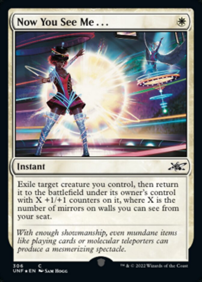 Now You See Me . . . (Galaxy Foil) [Unfinity] | The Time Vault CA