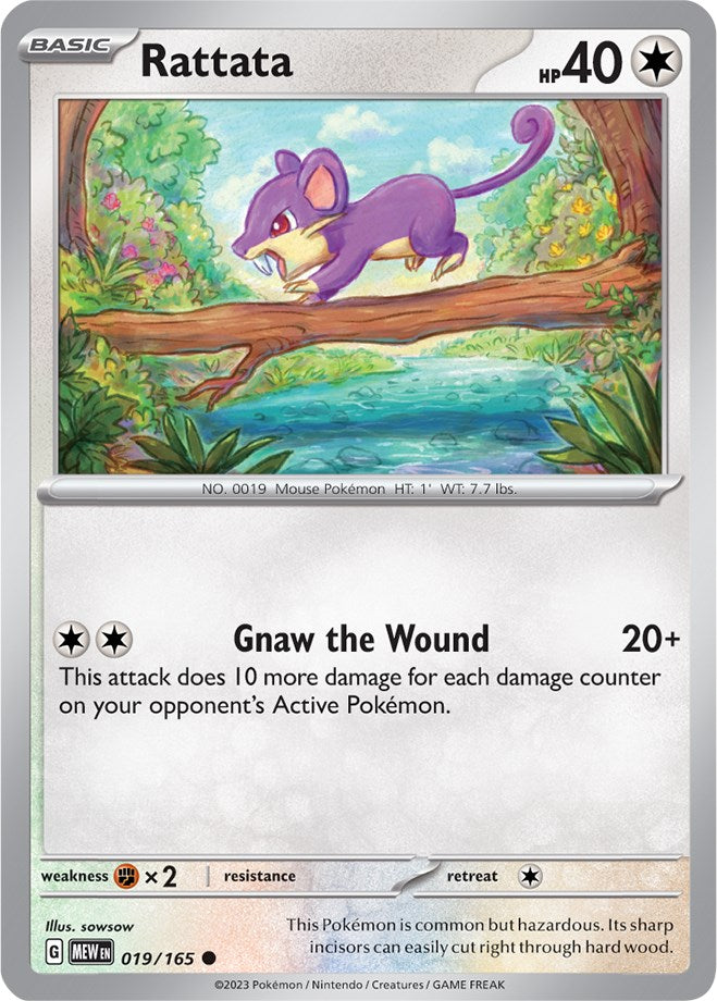 Rattata (019/165) [Scarlet & Violet 151] | The Time Vault CA