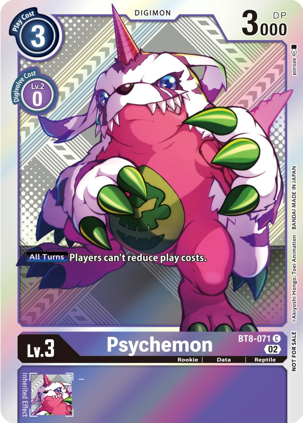 Psychemon [BT8-071] (Versus Royal Knight Booster Pre-Release Pack) [New Awakening Promos] | The Time Vault CA