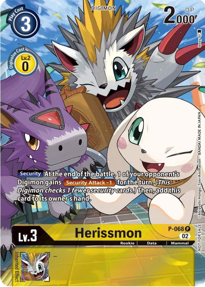 Herissmon [P-068] (Official Tournament Pack Vol. 10) [Promotional Cards] | The Time Vault CA
