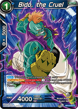 Bido, the Cruel (Rare) (BT13-053) [Supreme Rivalry] | The Time Vault CA