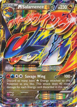 M Salamence EX (XY171) (Jumbo Card) [XY: Black Star Promos] | The Time Vault CA