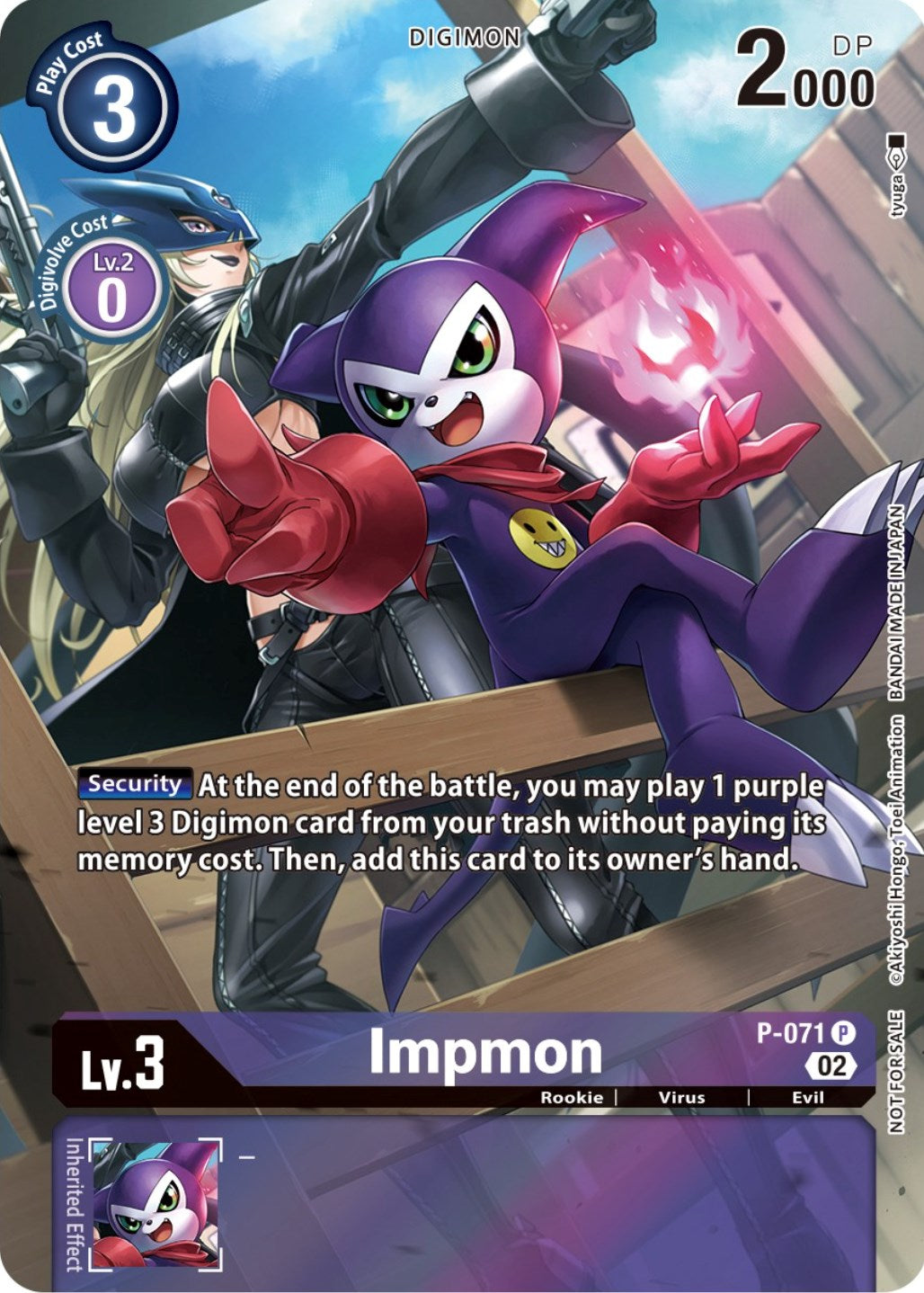 Impmon [P-071] (Official Tournament Pack Vol. 10) [Promotional Cards] | The Time Vault CA