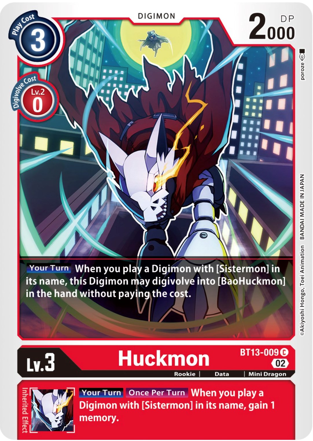 Huckmon [BT13-009] [Versus Royal Knights Booster] | The Time Vault CA