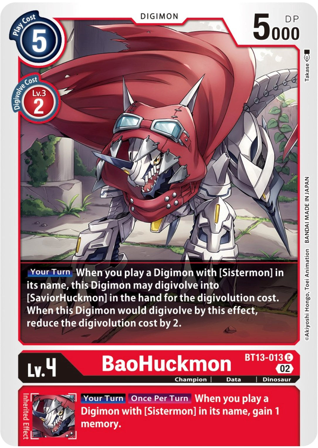 BaoHuckmon [BT13-013] [Versus Royal Knights Booster] | The Time Vault CA