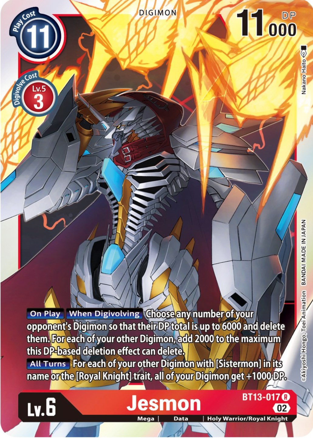 Jesmon [BT13-017] [Versus Royal Knights Booster] | The Time Vault CA