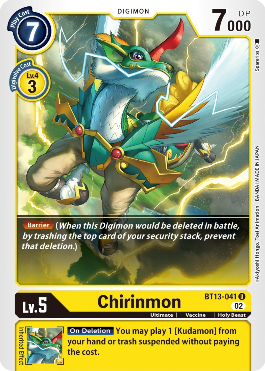 Chirinmon [BT13-041] [Versus Royal Knights Booster] | The Time Vault CA