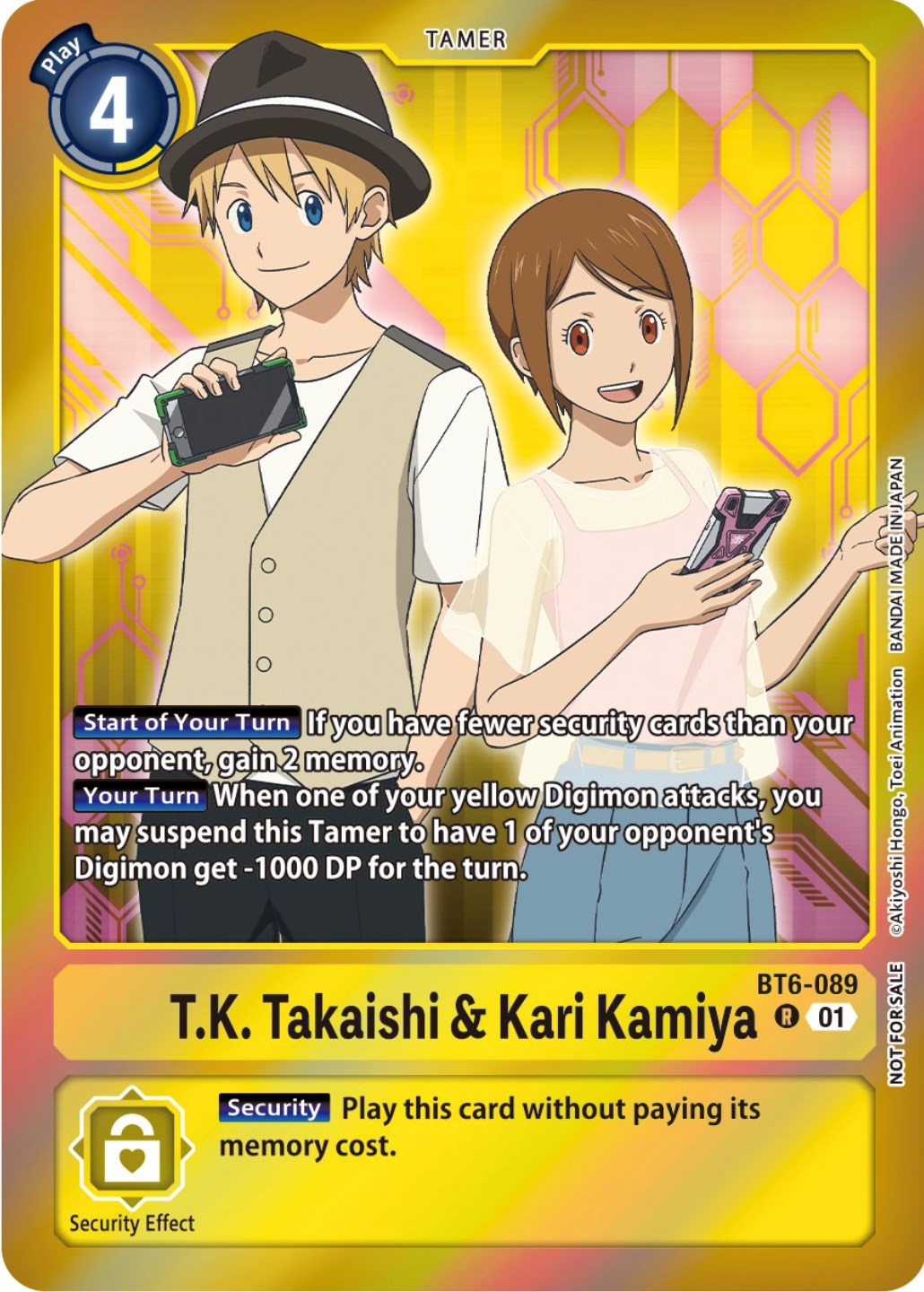 T.K. Takaishi & Kari Kamiya [BT6-089] (Event Pack 5) [Double Diamond Promos] | The Time Vault CA