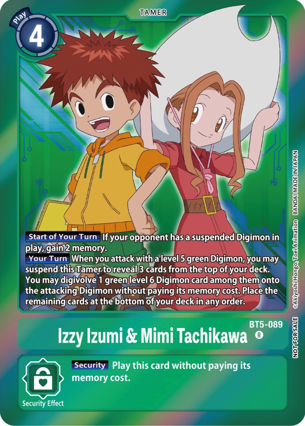 Izzy Izumi & Mimi Tachikawa [BT5-089] (Event Pack 5) [Battle of Omni Promos] | The Time Vault CA