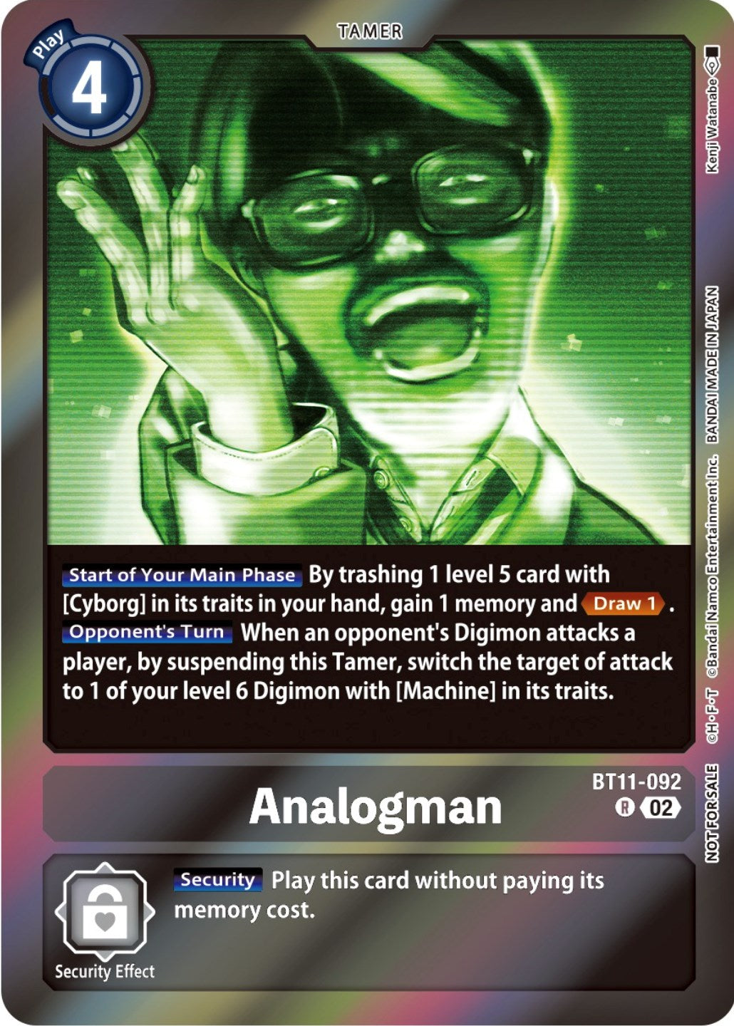 Analogman [BT11-092] (Event Pack 5) [Dimensional Phase Promos] | The Time Vault CA