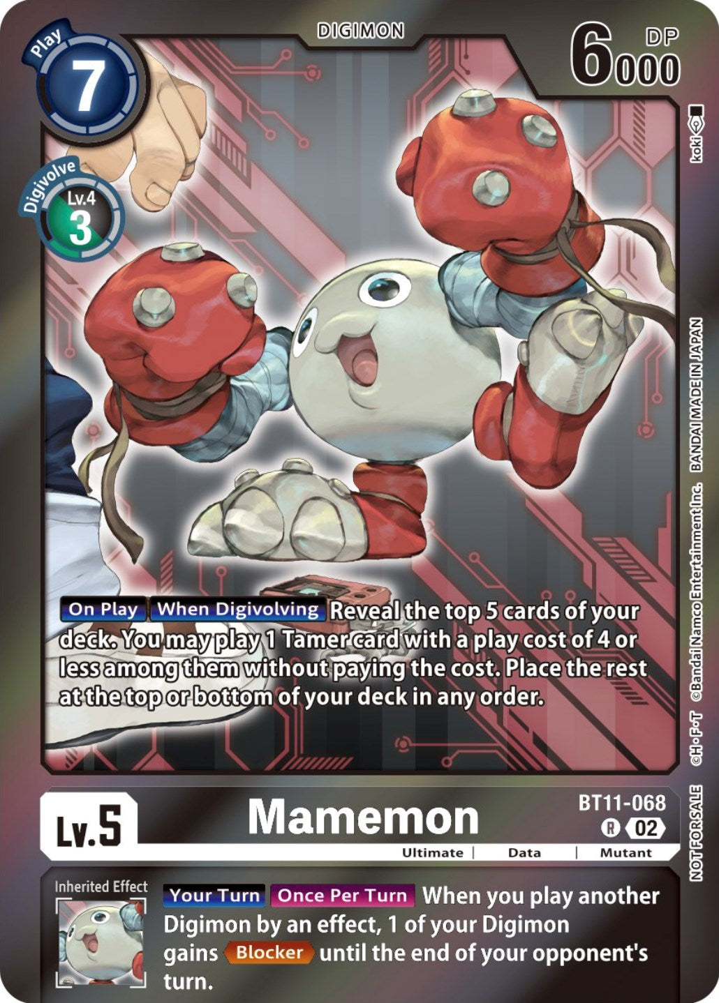 Mamemon [BT11-068] (Event Pack 5) [Dimensional Phase Promos] | The Time Vault CA