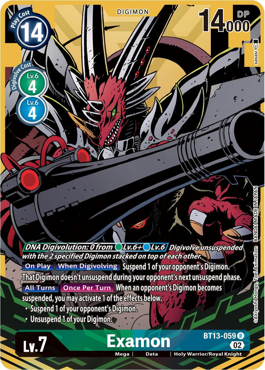 Examon [BT13-059] (Alternate Art) [Versus Royal Knights Booster] | The Time Vault CA