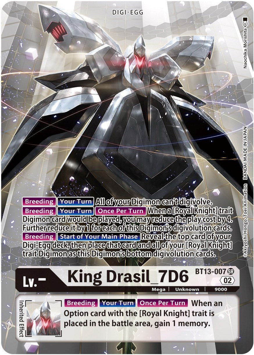 King Drasil_7D6 [BT13-007] (Alternate Art) [Versus Royal Knights Booster] | The Time Vault CA