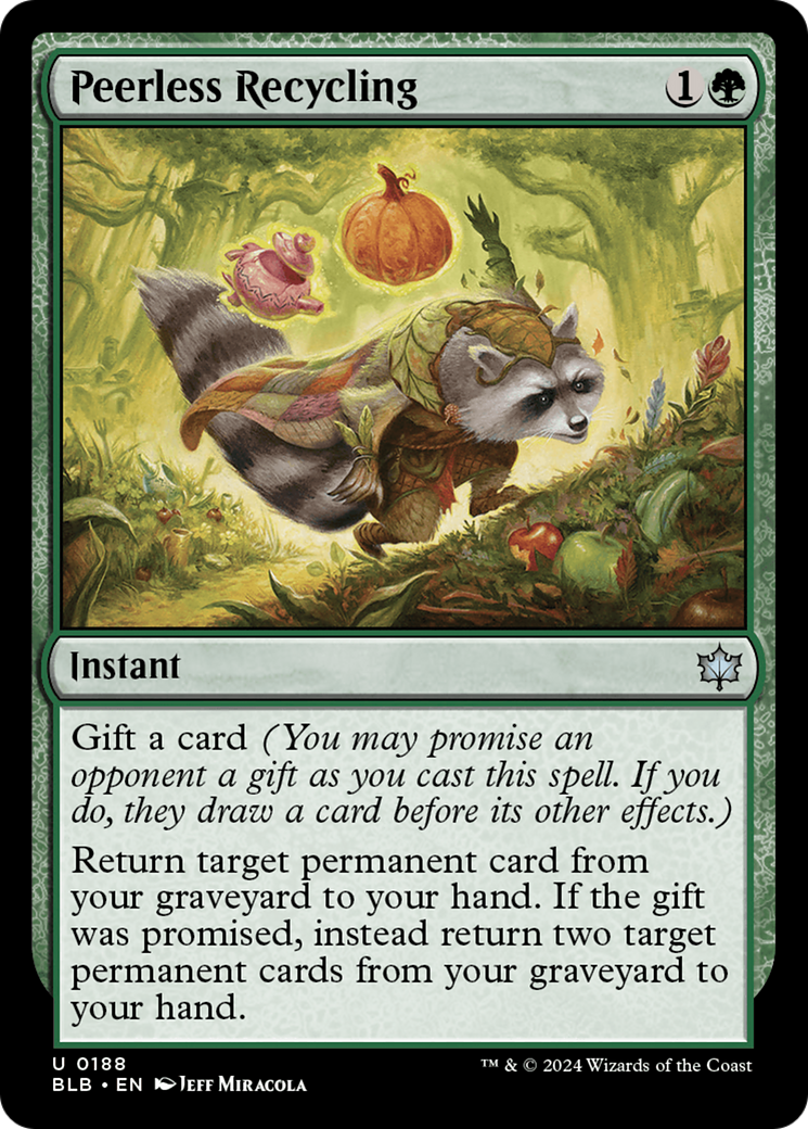 Peerless Recycling [Bloomburrow] | The Time Vault CA