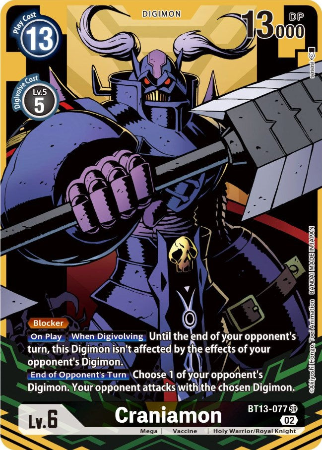 Craniamon [BT13-077] (Alternate Art) [Versus Royal Knights Booster] | The Time Vault CA