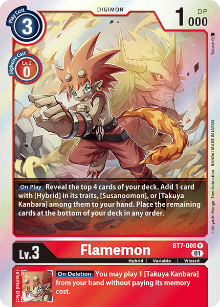 Flamemon [BT7-008] [Next Adventure] | The Time Vault CA