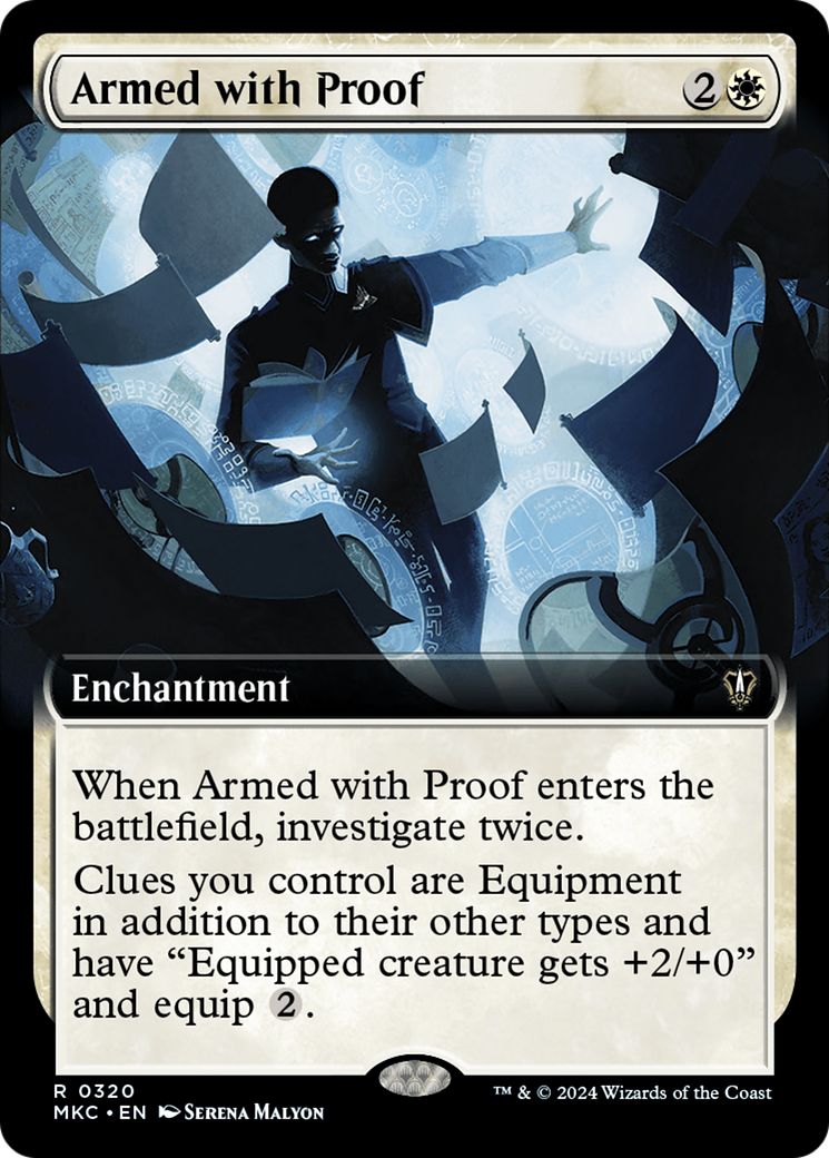 Armed with Proof (Extended Art) [Murders at Karlov Manor Commander] | The Time Vault CA