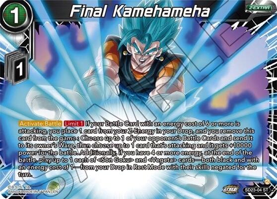 Final Kamehameha (SD23-04) [Critical Blow] | The Time Vault CA