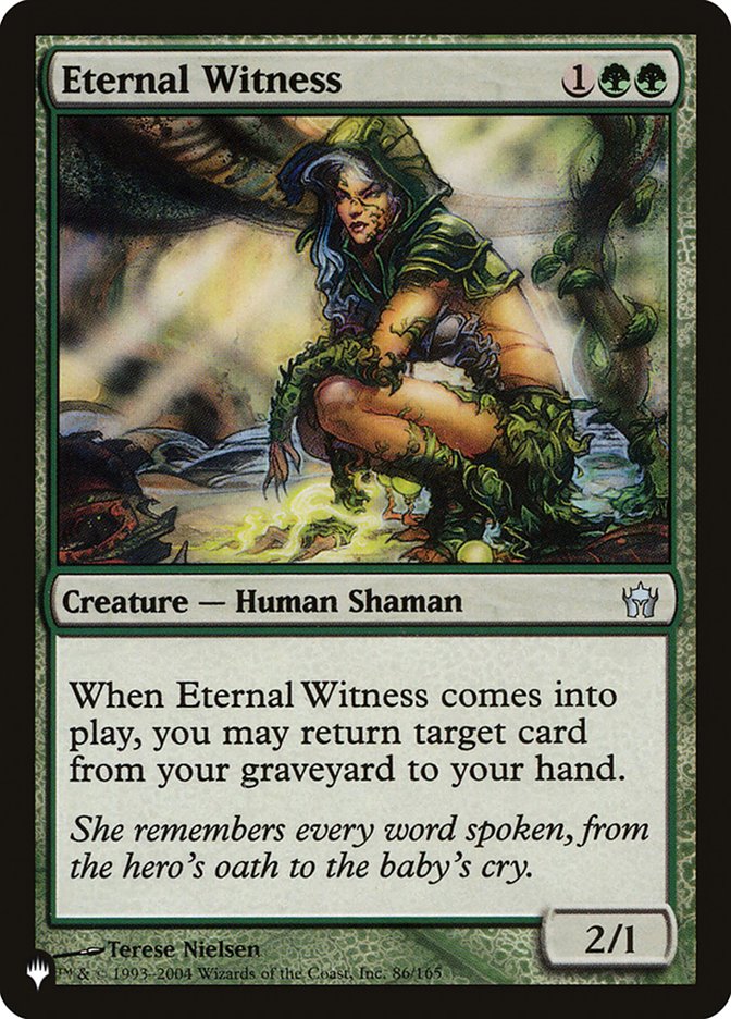 Eternal Witness [The List] | The Time Vault CA