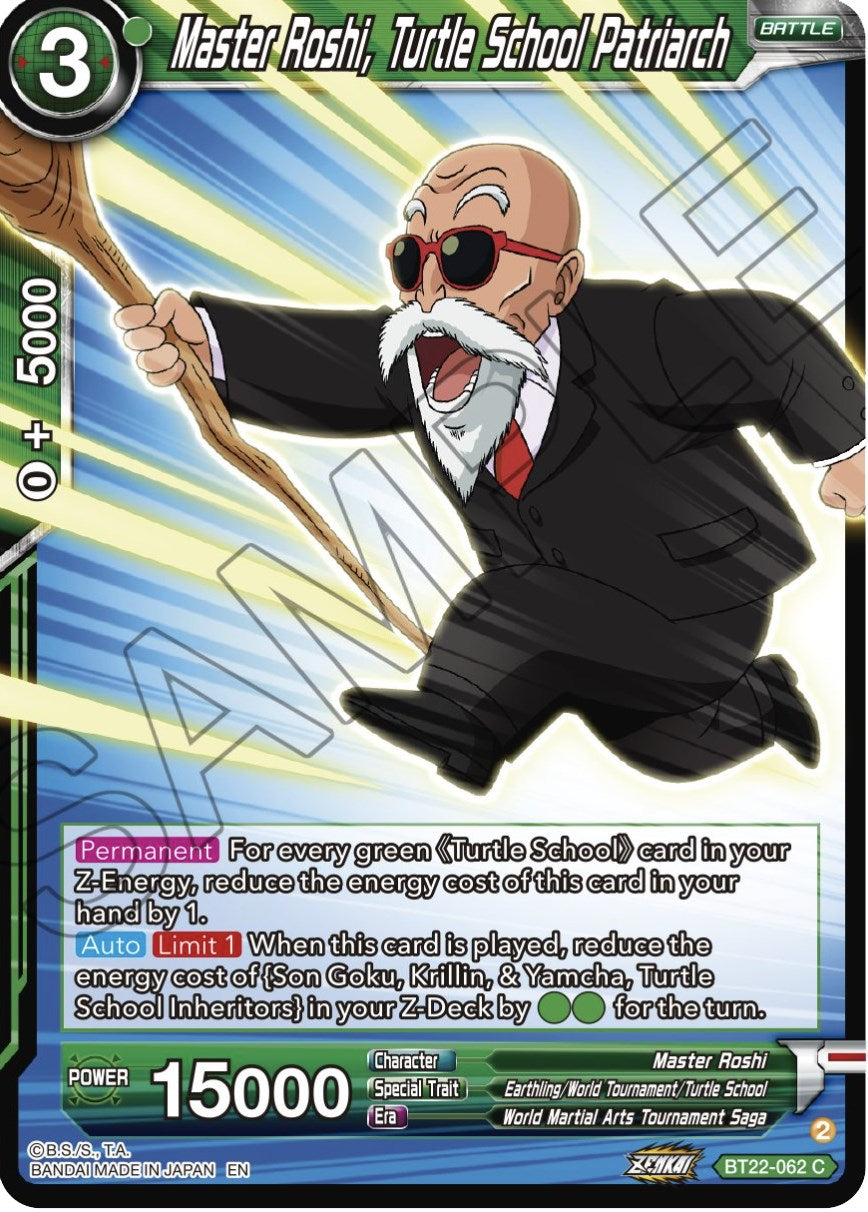 Master Roshi, Turtle school Patriarch (BT22-062) [Critical Blow] | The Time Vault CA