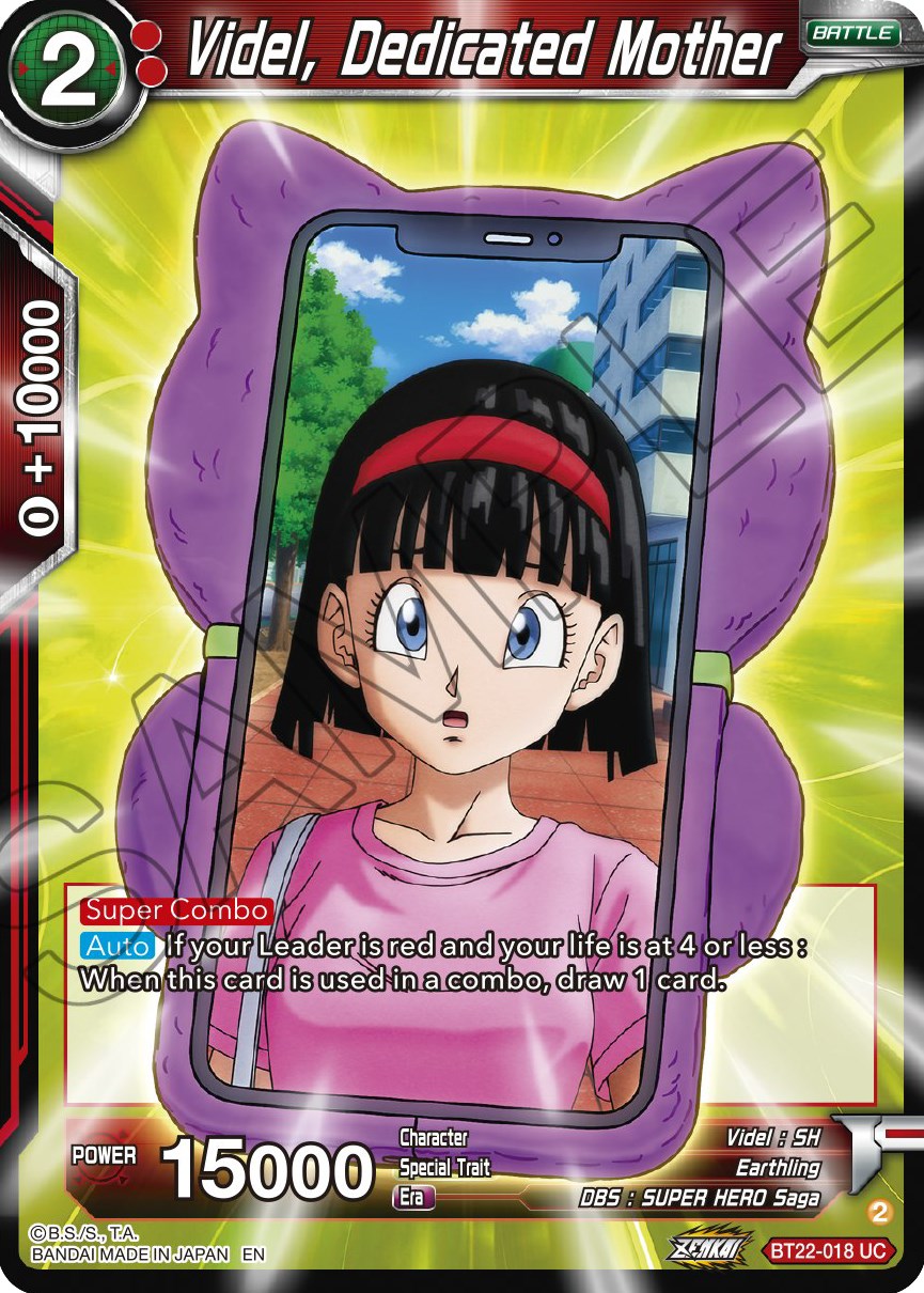 Videl, Dedicated Mother (BT22-018) [Critical Blow] | The Time Vault CA