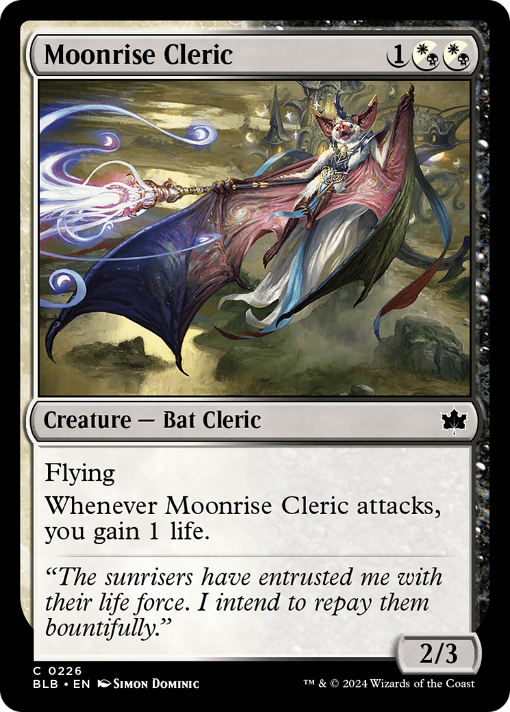 Moonrise Cleric [Bloomburrow] | The Time Vault CA