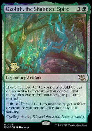 Ozolith, the Shattered Spire [March of the Machine Prerelease Promos] | The Time Vault CA