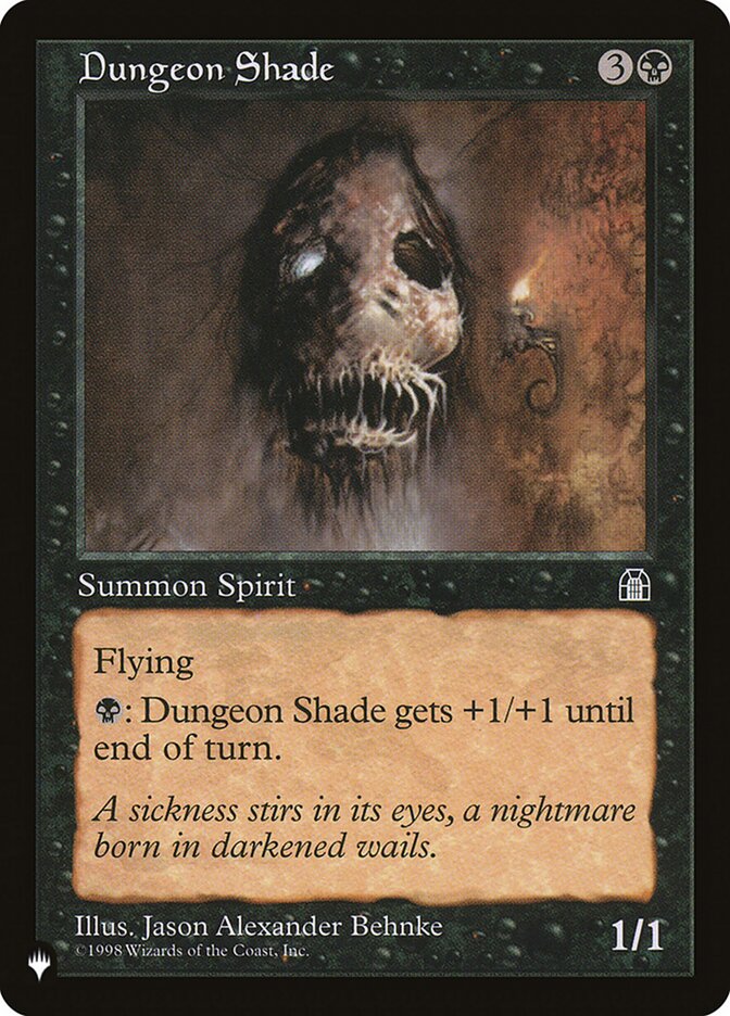 Dungeon Shade [The List] | The Time Vault CA