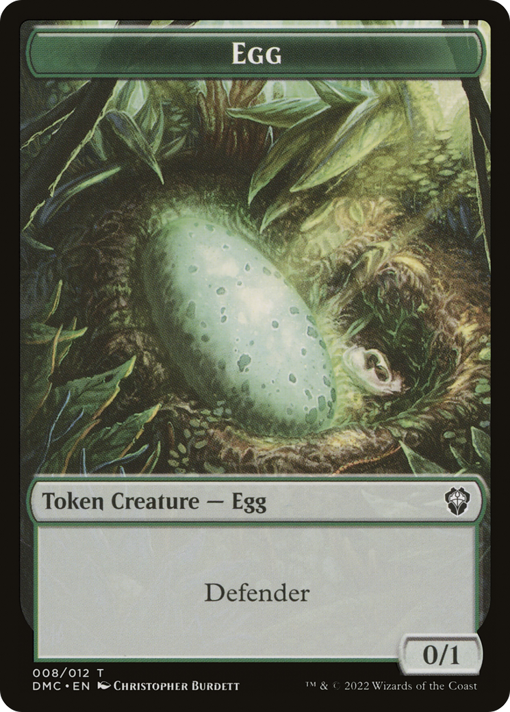 Treasure // Egg Double-Sided Token [Secret Lair Drop Series] | The Time Vault CA
