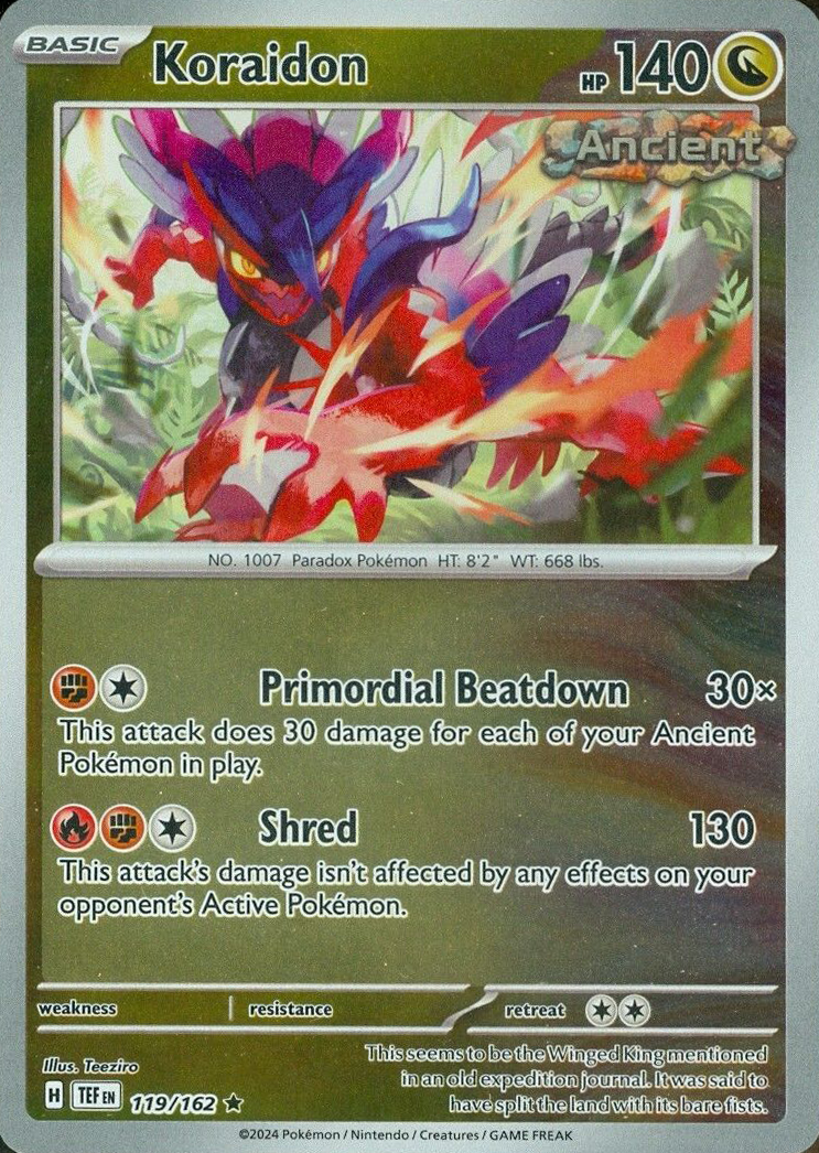 Koraidon (119/162) [Scarlet & Violet: Temporal Forces] | The Time Vault CA