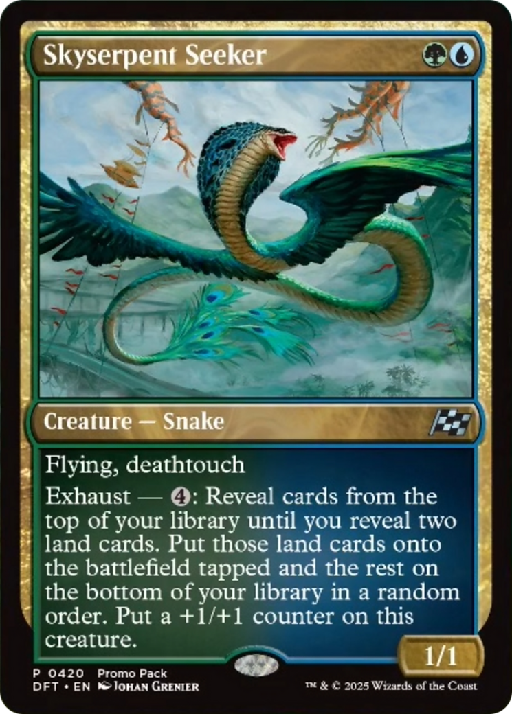 Skyserpent Seeker [Aetherdrift Promos] | The Time Vault CA