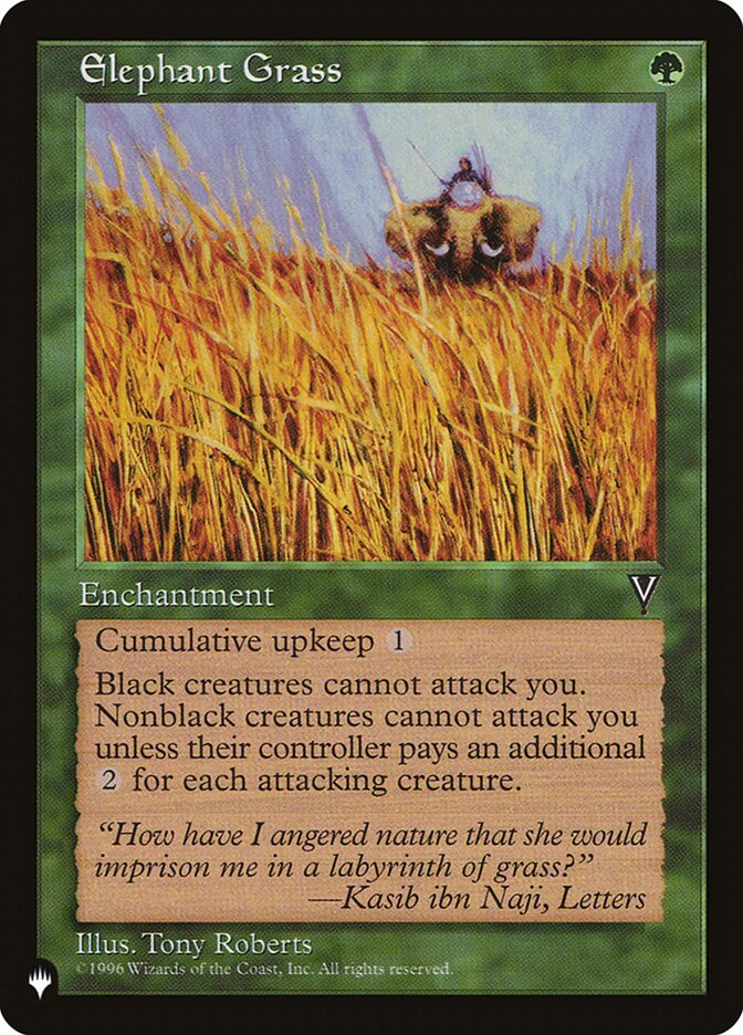 Elephant Grass [The List] | The Time Vault CA