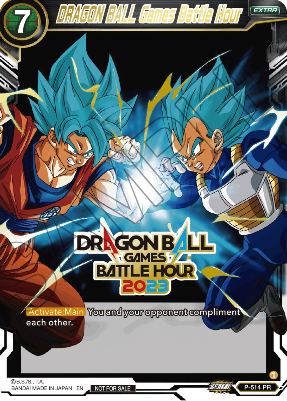 DRAGON BALL Games Battle Hour (Dragon Ball Games Battle Hour 2023 Promo Card Set) (P-514) [Promotion Cards] | The Time Vault CA