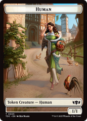 Human // Rat Double-Sided Token [Tarkir: Dragonstorm Commander Tokens] | The Time Vault CA