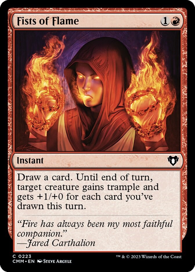 Fists of Flame [Commander Masters] | The Time Vault CA