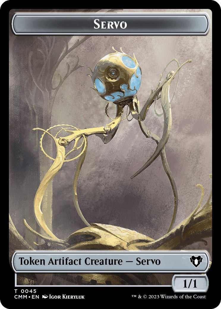 Servo // Construct (0041) Double-Sided Token [Commander Masters Tokens] | The Time Vault CA