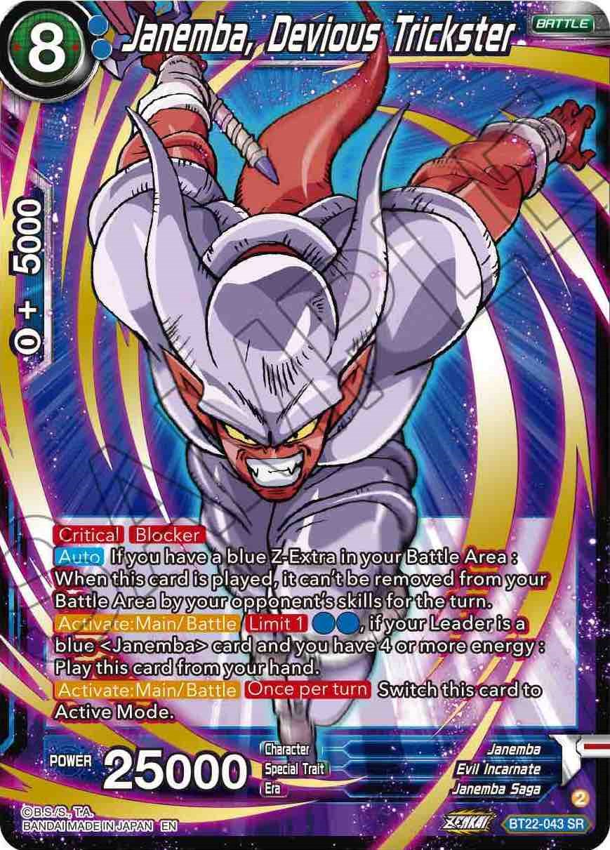 Janemba, Devious Trickster (BT22-043) [Critical Blow] | The Time Vault CA