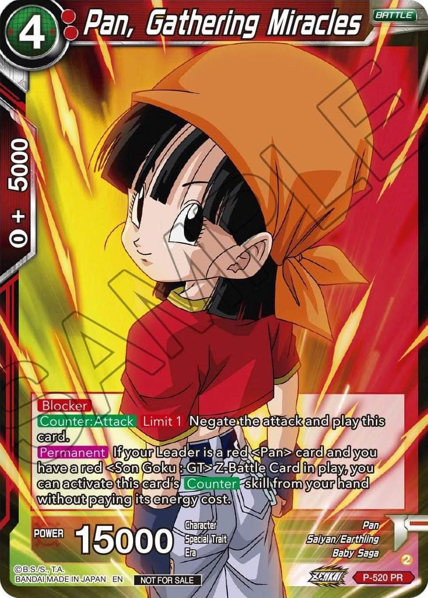 Pan, Gathering Miracles (Zenkai Series Tournament Pack Vol.5) (P-520) [Tournament Promotion Cards] | The Time Vault CA