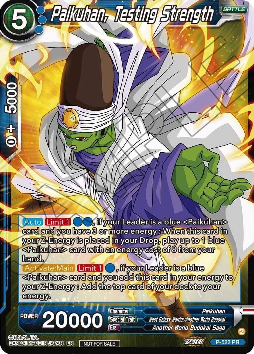 Paikuhan, Testing Strength (Zenkai Series Tournament Pack Vol.5) (P-522) [Tournament Promotion Cards] | The Time Vault CA