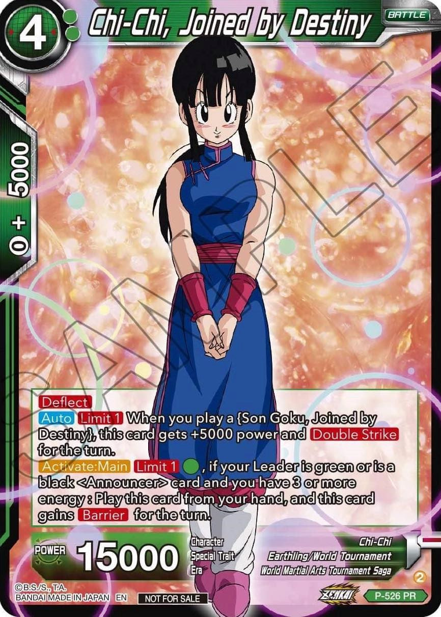 Chi-Chi, Joined by Destiny (Zenkai Series Tournament Pack Vol.5) (P-526) [Tournament Promotion Cards] | The Time Vault CA