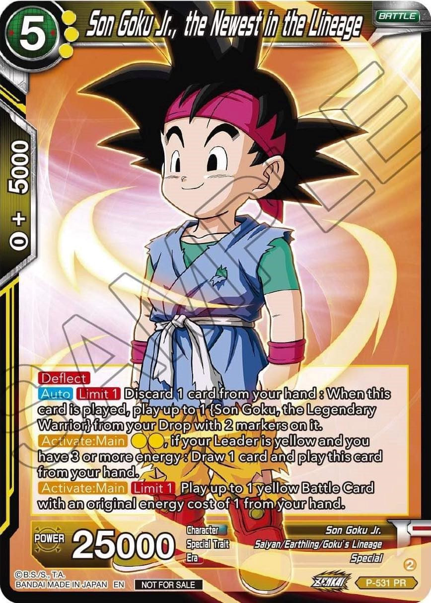 Son Goku Jr., the Newest in the Lineage (Zenkai Series Tournament Pack Vol.5) (P-531) [Tournament Promotion Cards] | The Time Vault CA