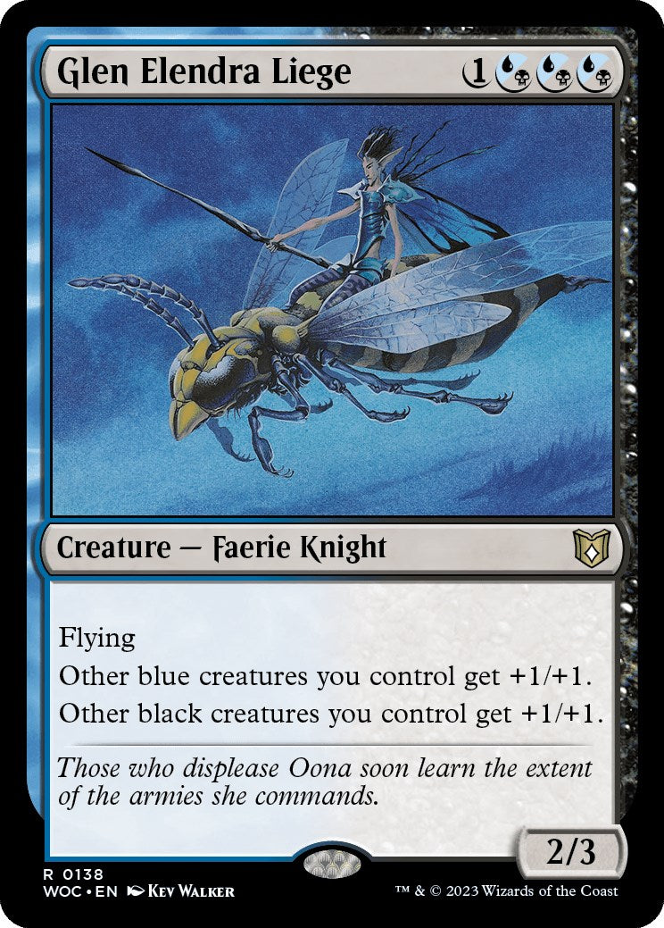 Glen Elendra Liege [Wilds of Eldraine Commander] | The Time Vault CA