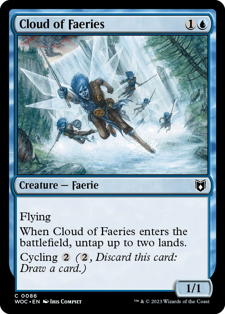 Cloud of Faeries [Wilds of Eldraine Commander] | The Time Vault CA
