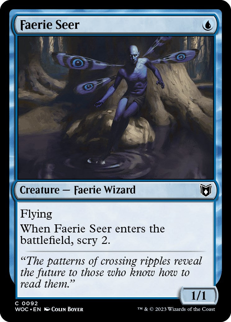 Faerie Seer [Wilds of Eldraine Commander] | The Time Vault CA