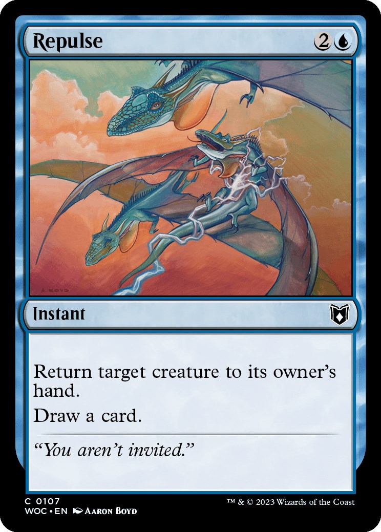 Repulse [Wilds of Eldraine Commander] | The Time Vault CA