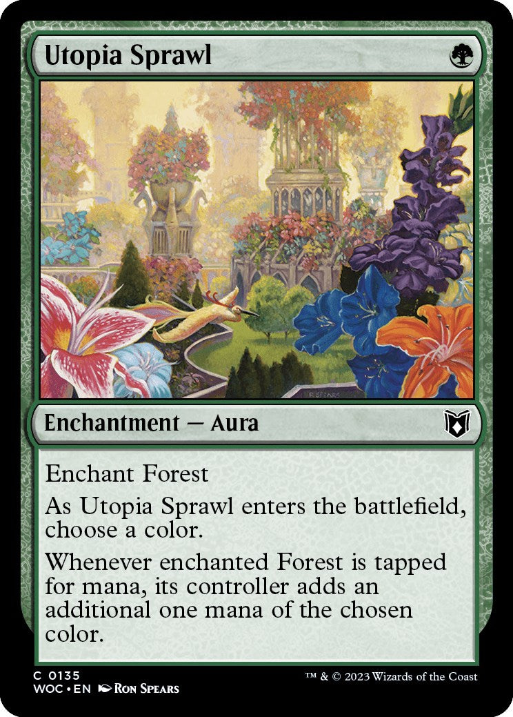 Utopia Sprawl [Wilds of Eldraine Commander] | The Time Vault CA