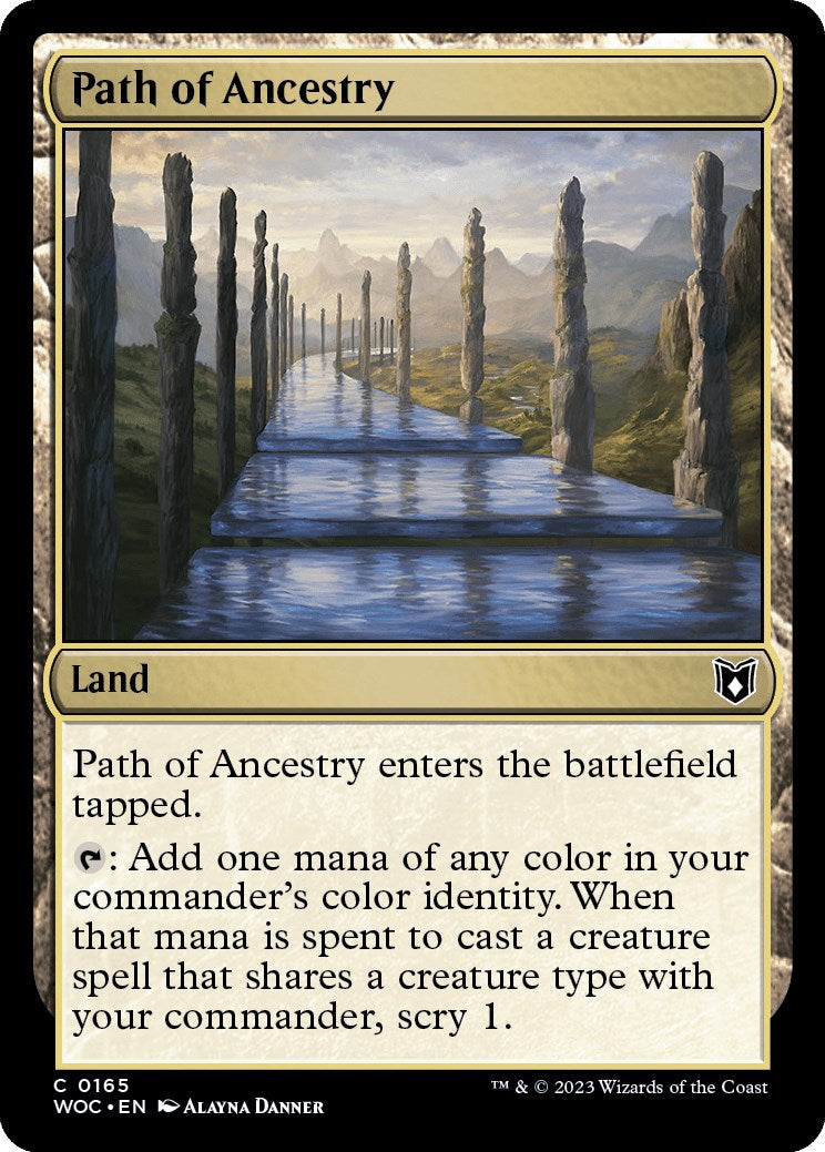 Path of Ancestry [Wilds of Eldraine Commander] | The Time Vault CA